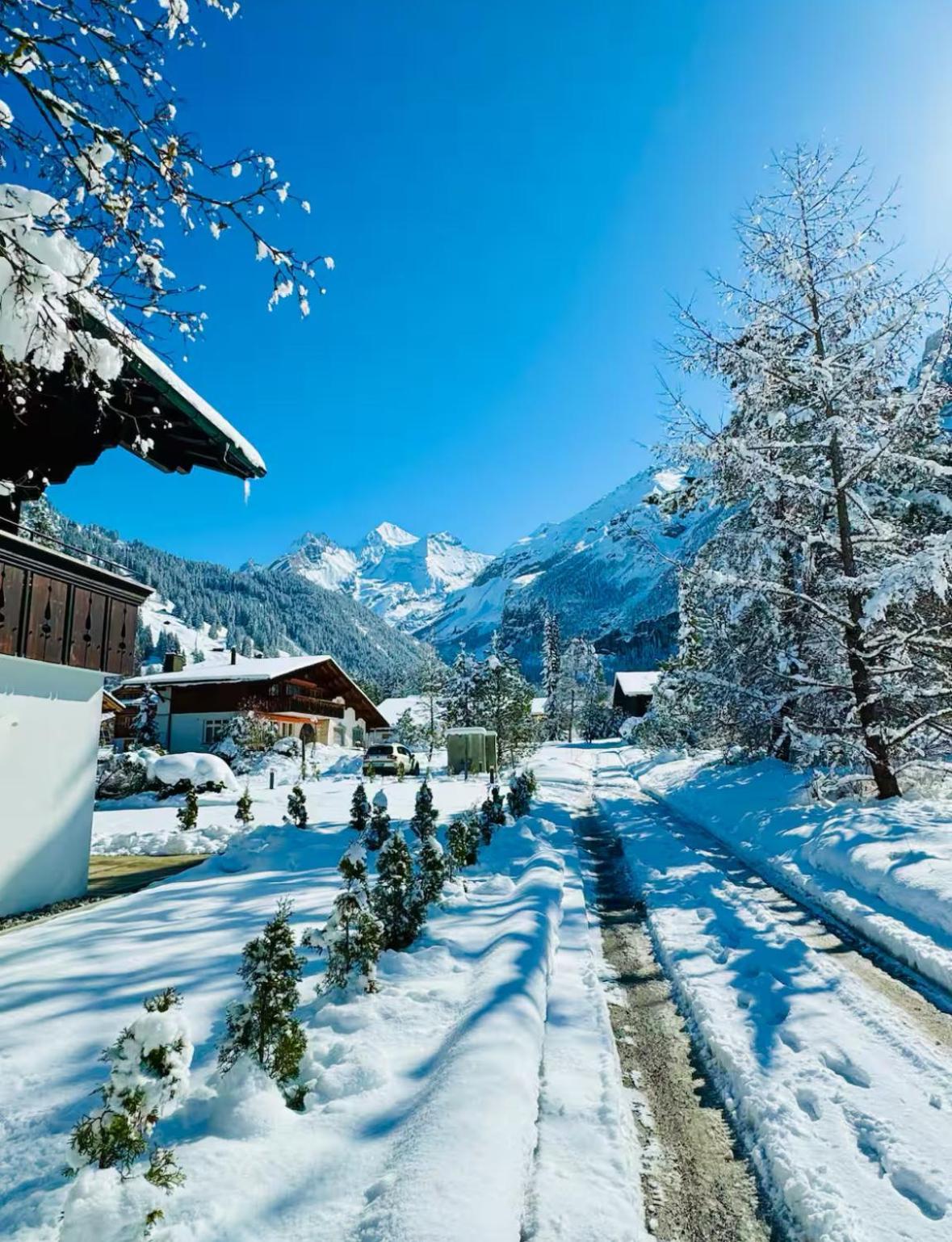 Appartement Cute & Cozy Oasis, Private Afternoon Sun Terrace à Kandersteg Extérieur photo